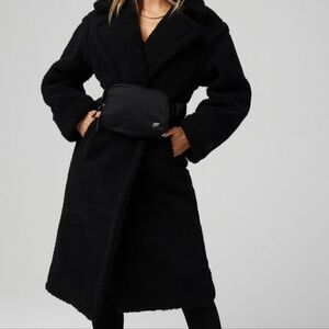 Fabletics Black Teddy Jacket